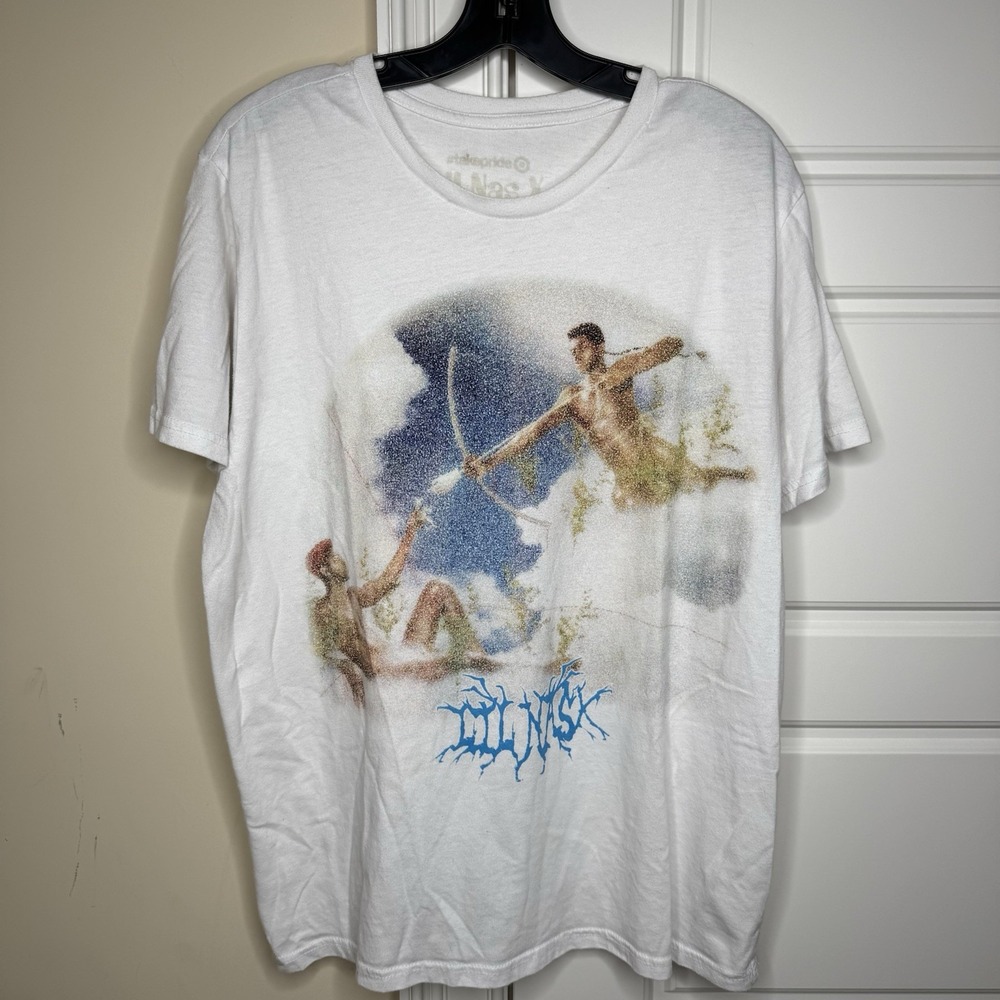 Lil Nas X Target T Shirt XL Take Pride Hip Hop Graphic 2022 MONTERO Album Cover
